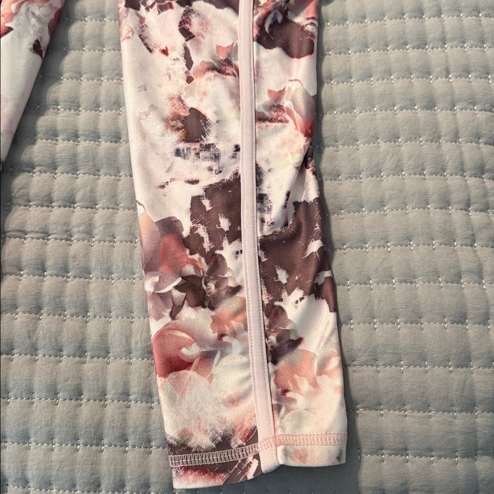 Kyodan Floral Leggings in Pink and Brown - Picture 5 of 5